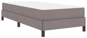 Cama Box Outros Cinzento-acastanhado 90 x 190 cm tecido