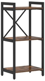 vidaXL Estante Carvalho Defumado 40 x 30 x 85 cm Madeira processada