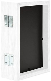 Moldura com duas dobras 2x(13x18 cm) branco