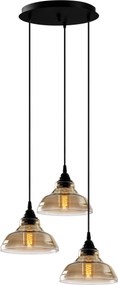 Candeeiro de Teto Dilberay – Preto – 44 x 44 cm