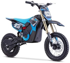 Mini moto elétrica para crianças MINICROSS 1100W Roan 903 motor eléctrico Brush 12/10" Azul