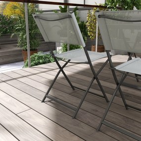 Conjunto de Refeição Mesa e 4 Cadeiras Dobráveis Conjunto de Refeição