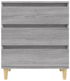 Aparador 60x35x70 cm derivados de madeira cinzento sonoma