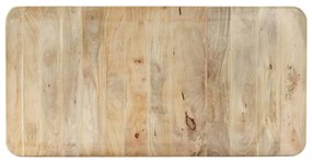 Mesa de jantar madeira de mangueira maciça 180x90x76 cm