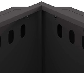 Fogo Sem Fumaça Preto 38x38x51 cm Aço