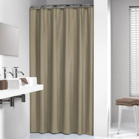 Cortina de duche Madeira 180 cm cor areia 238501365