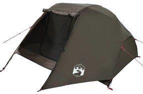 Tenda de pesca para 3 pessoas impermeável castanho
