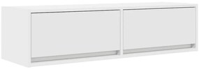 Armário de TV vidaXL Branco 100x31x25,5 cm Madeira de Engenharia