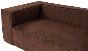 Sofá de 4 Lugares Lora – Castanho – 300x108x65 cm