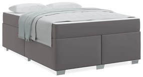 Estrutura da Cama Outros Cinzeto 140 x 200 cm Couro sintético