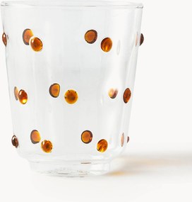 Copos em vidro borossilicato artesanais Nob, conjunto de 2