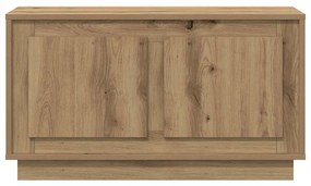 Estante de TV vidaXL Carvalho Artisan 80x35x45 cm Madeira de engenhari