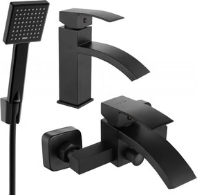 Mexen Libra R45 conjunto de banho, preto - 745103R45-70