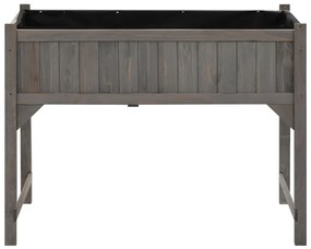 Canteiro elevado c/ estufa 110x54x120cm madeira de abeto maciça