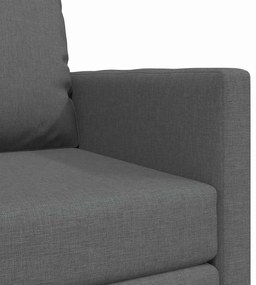 Sofá Cama 2 em 1 Cinza Escuro 74x77x81 cm Tecido