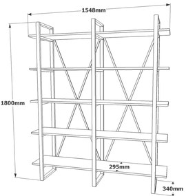 Conjunto de Mobiliário de Escritório MN12 – Baroque – Diversas Medidas