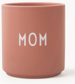 Caneca de design com inscrição na parte da frente e de trás Favourite Mom/Love