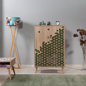 Armário Multiuso Multibox – Carvalho Sonoma – 80x127x36 cm
