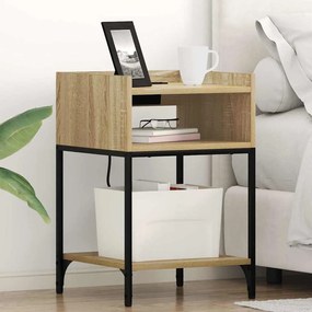 vidaXL Armários de Canto 2 pcs Carvalho sonoma 40 x 40 x 61 cm