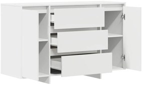 Sideboard Branco 120x41x75 cm Madeira de Engenharia