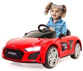 Carro elétrico infantil Audi R8 Spyder 18V Vermelho Einhell Power X-Change incl. starter set