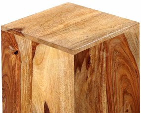 Suportes para plantas 3 pcs madeira de acácia maciça castanho