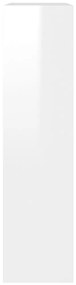 Sapateira c/ espelho 2 divisórias 63x17x67 cm branco brilhante