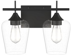 Candeeiro de Parede com 2 Velas de Parede em Forma de Sombra de Vidro Suporte de Vela de Parede Acima do Espelho e Mesa 35 x 17 x 28 cm