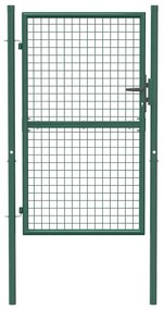 Portão de cerca 100x150 cm aço verde