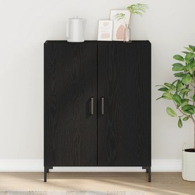 Sideboard vidaXL Preto Carvalho 69,5x34x90 cm Madeira de engenharia