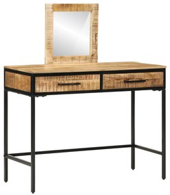 Mesa de Toucador 100x40x75/120 cm Madeira Sólida de Manga Rugosa