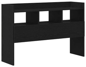 Sideboard vidaXL Preto Carvalho 105x30x70 cm Madeira de Engenharia