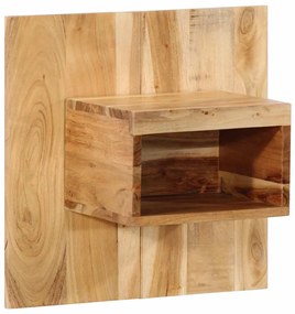 Mesa de cabeceira 50x27x50 cm madeira de acácia maciça
