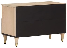 Móvel de TV 70x33x46 cm madeira de mangueira maciça