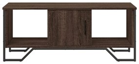 Mesa de centro 100x51x40 cm derivados madeira carvalho castanho