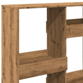 Estante 100x33x135 cm derivados de madeira carvalho artisiano