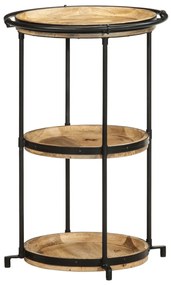 Mesa de apoio Ø55x83 cm madeira de mangueira maciça