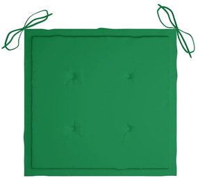 Cadeiras de jardim com almofadões 4 pcs acácia maciça cinza