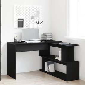 Mesa vidaXL Preta Carvalho 200x50x76 cm Madeira engenheirada