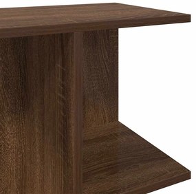Mesa cabeceira 46,5x29x61cm derivados madeira carvalho castanho