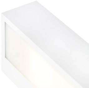 Candeeiro de parede design oblongo branco 25 cm - Houx Design