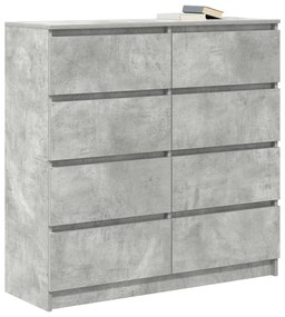 Aparador 100x35x99 cm derivados de madeira cinzento cimento