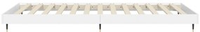 Estrutura de cama 90x200 cm derivados de madeira branco