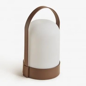 Lâmpada De Mesa Led Sem Fios Para Exterior Agnese Castanho Café - Sklum