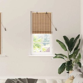 vidaXL Persianas e Sombras para Janela Marrom Claro 60 x 160 cm Bambu