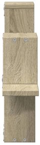 Estante parede 104,5x10x43 cm derivados madeira carvalho sonoma