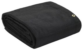 145001 vidaXL Rede de proteção para contentor PEAD 3,5x6 m preto