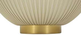 MESA DE CENTRO ELGE Ø 71X38 CM CREME, DOURADO E BRANCO
