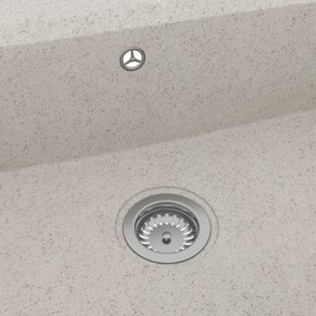 Pia de Cozinha Bege 790x500x193 mm Granito