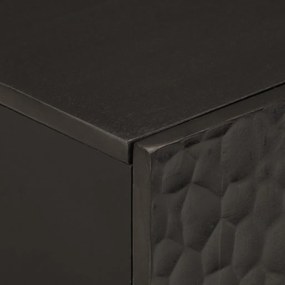 Armário para lavatório 62x33x58 cm mangueira maciça preto